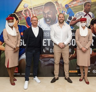 James Haskell and Ben Ryan entertain over 650 guests for the annual Emirates Dubai 7s Long Lunch